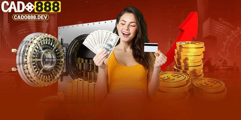 Đa dạng cách nạp tiền ở Cado888